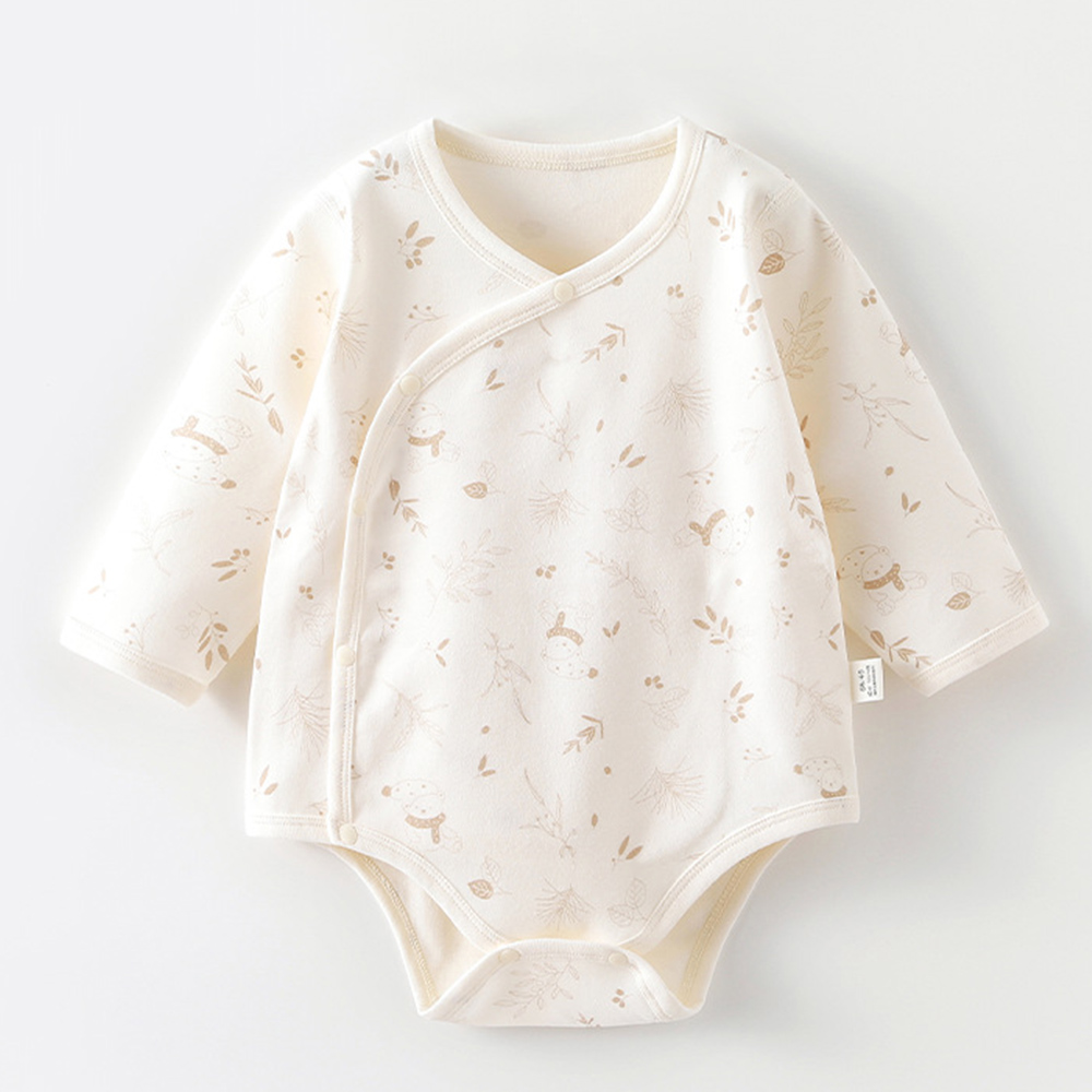 Newborn Baby Girl Romper Floral - Body niemowlęce z długim rękawem, 100%