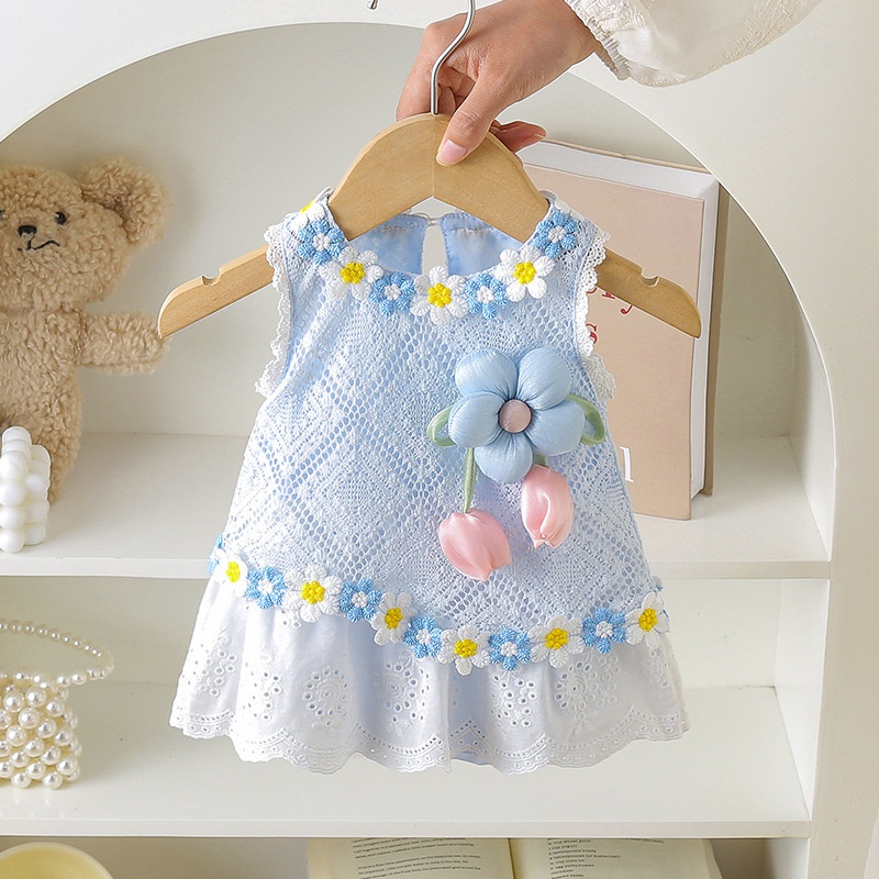 Newborn Baby Girl Romper Floral - Letni kombinezon dla niemowląt i dziewczynek