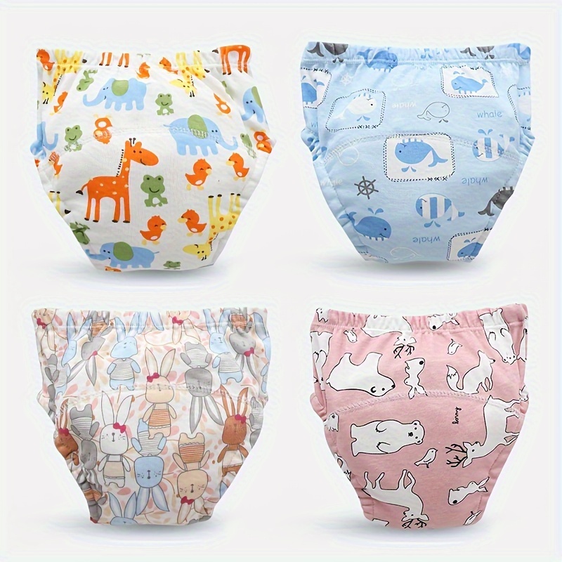 Toddler Training Pants Leak Proof - 3 szt. Pieluchomajtki treningowe dla maluchów,