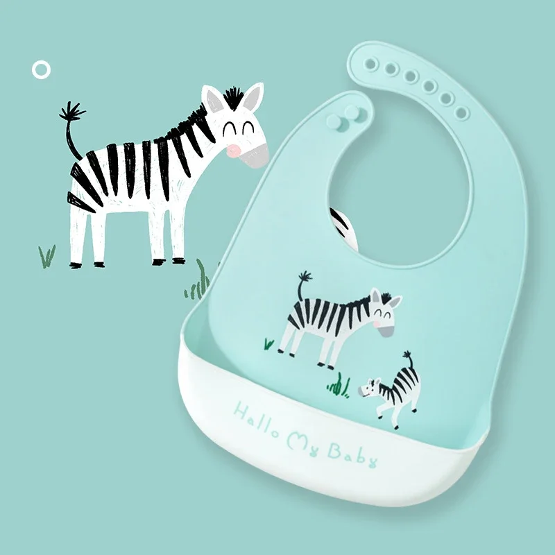 Waterproof Baby Bibs Silicone - Wodoodporne śliniaki dla niemowląt Śliniaki dla
