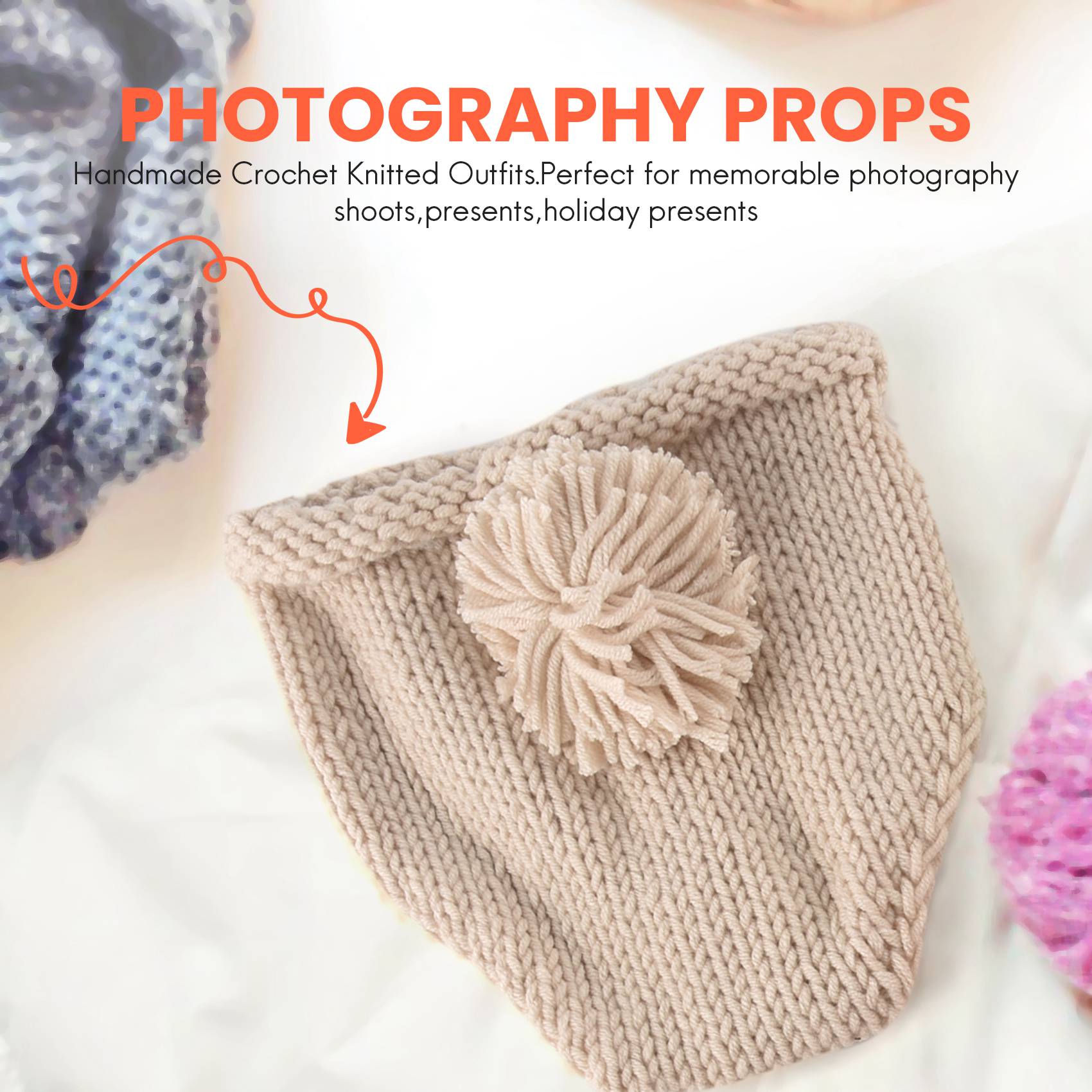 Rekwizyty do sesji noworodkowe – Infant Photography Props Outfit recenzja i cena