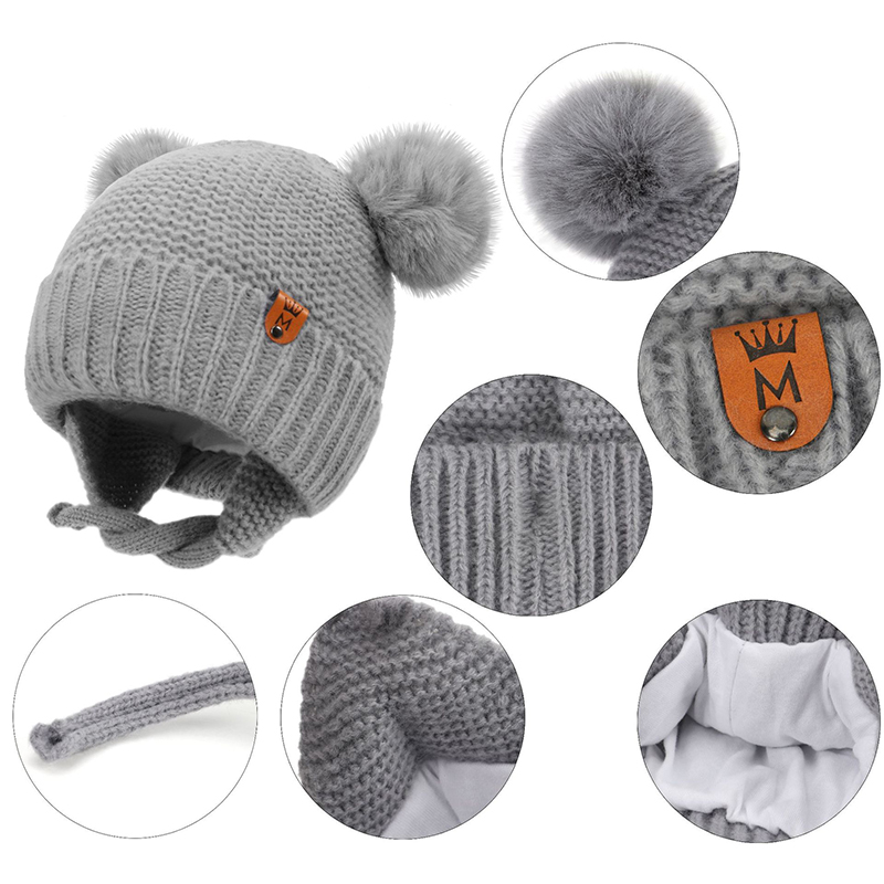Czapka niemowlęca z wełny z ur – Infant Beanie Hat With Ears recenzja i cena