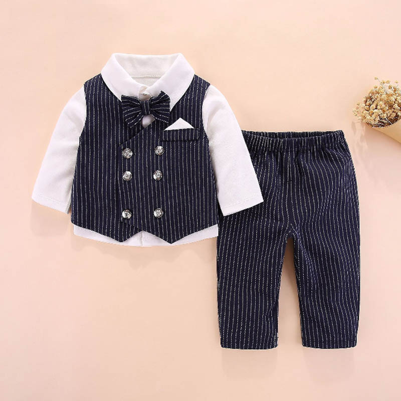 IYEAL Baby Boy Zestaw garnitur – Baby Boy Suit Set Baptism recenzja i cena
