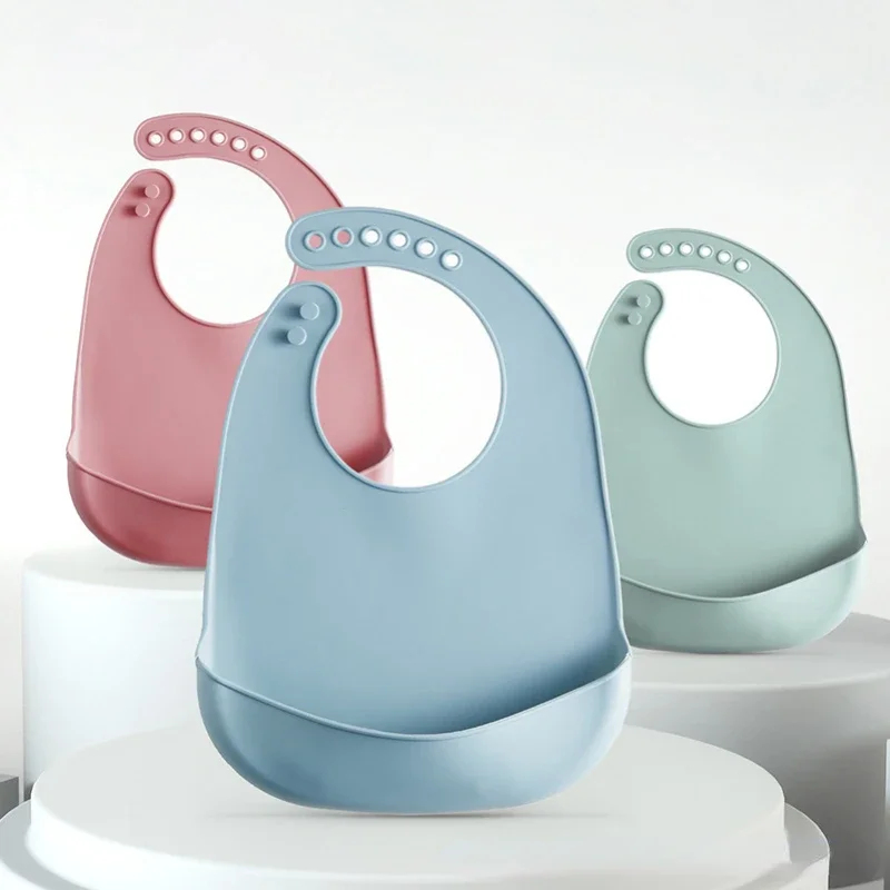 1/3 szt. Śliniak dla niemowląt – Waterproof Baby Bibs Silicone recenzja i cena