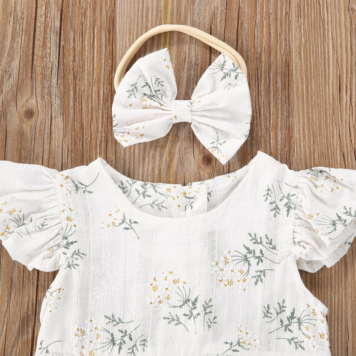Noworodek dziewczynek Romper b – Newborn Baby Girl Romper Floral recenzja i cena