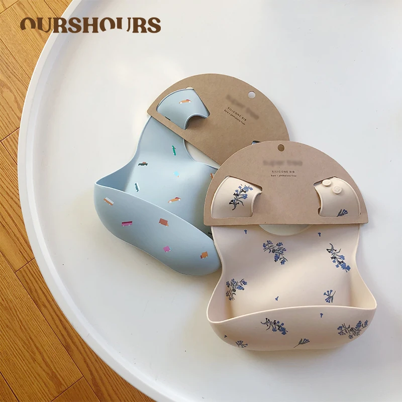 Śliniaki dla niemowląt Ins Sty – Waterproof Baby Bibs Silicone recenzja i cena