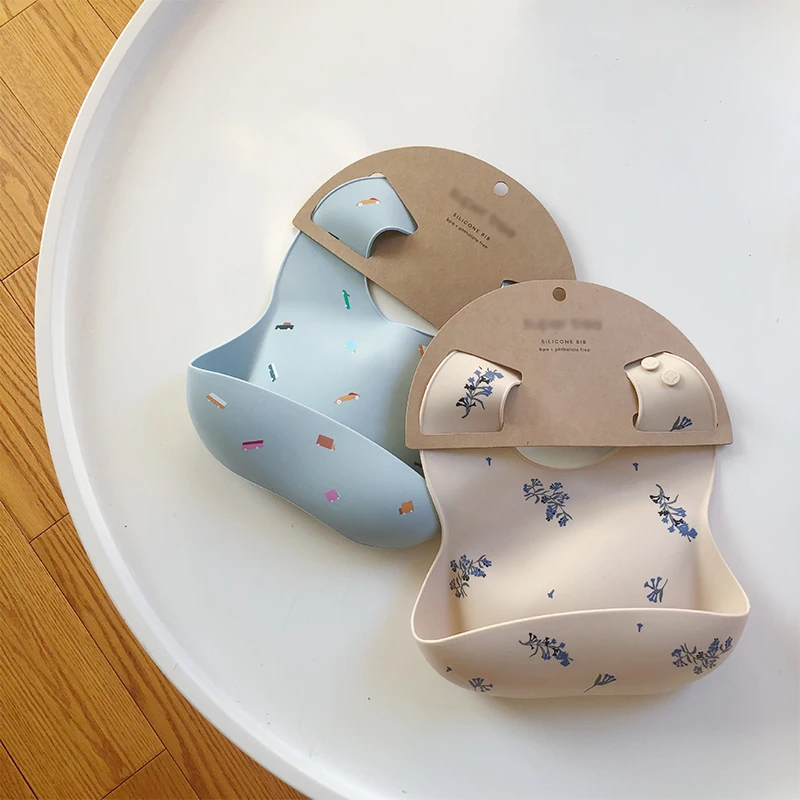 Śliniaki dla niemowląt Ins Sty – Waterproof Baby Bibs Silicone recenzja i cena