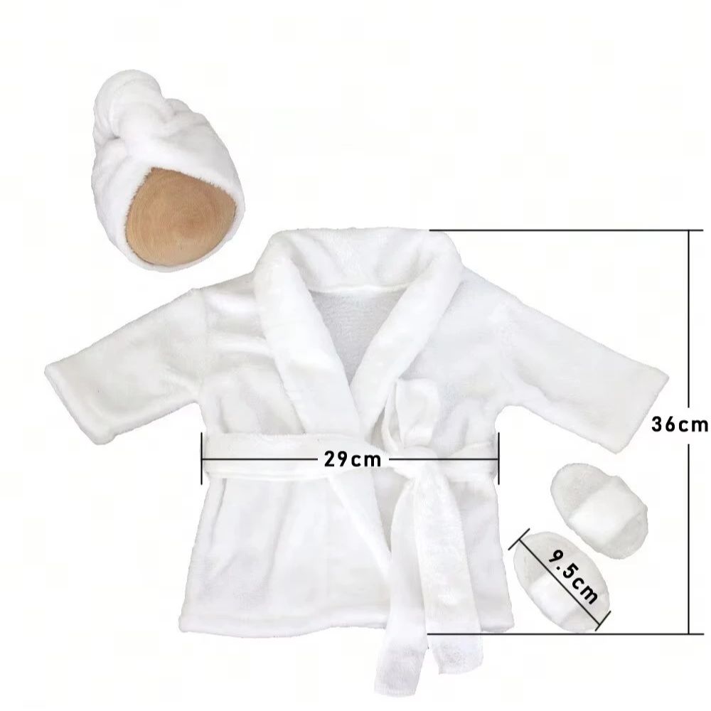 Miękki polarowy szlafrok do se – Infant Photography Props Outfit recenzja i cena