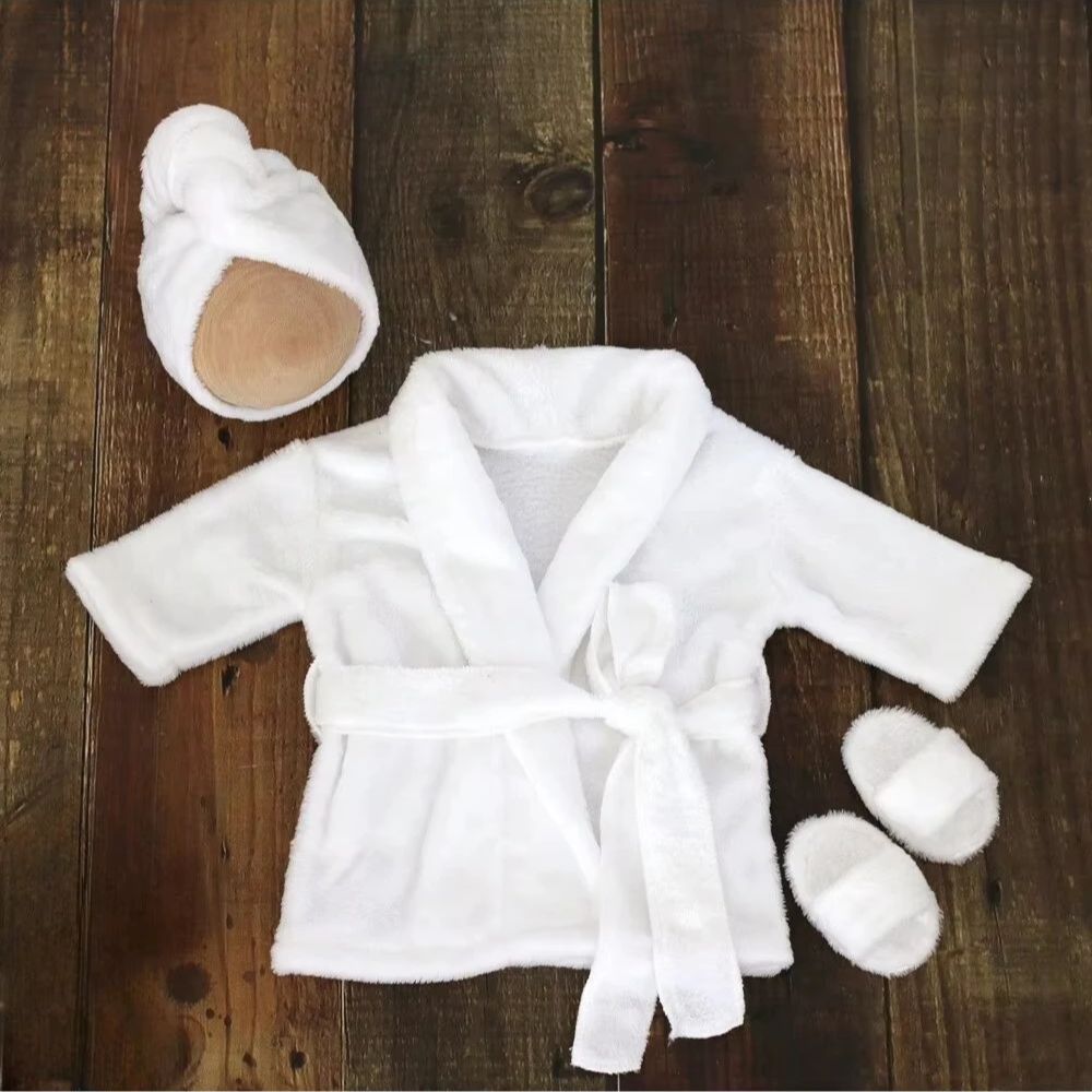 Miękki polarowy szlafrok do se – Infant Photography Props Outfit recenzja i cena