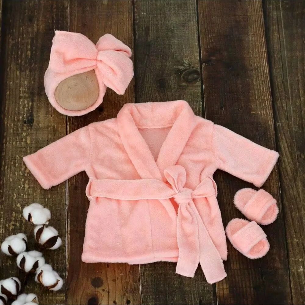 Miękki polarowy szlafrok do se – Infant Photography Props Outfit recenzja i cena
