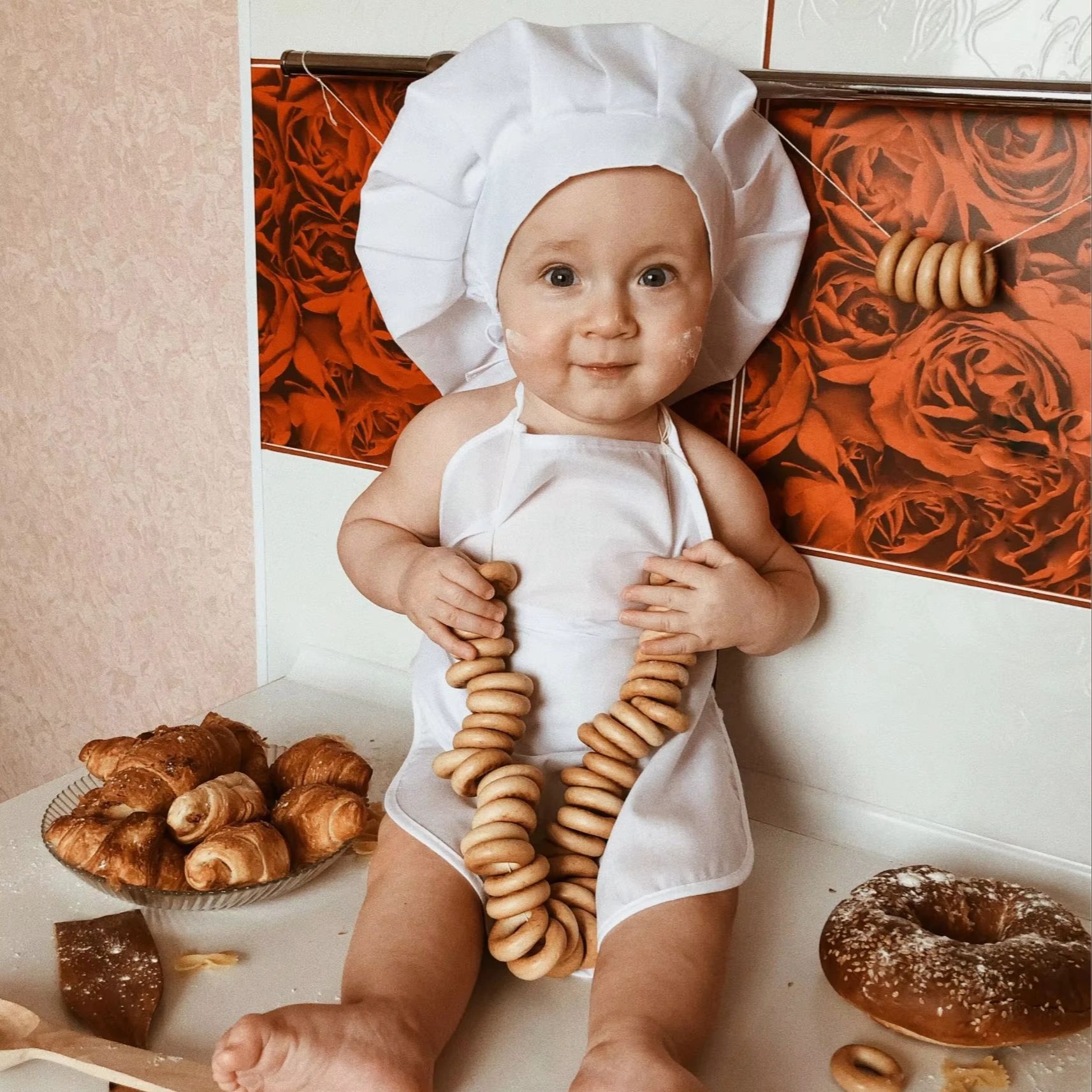 Kostium szefa kuchni dla nowor – Infant Photography Props Outfit recenzja i cena