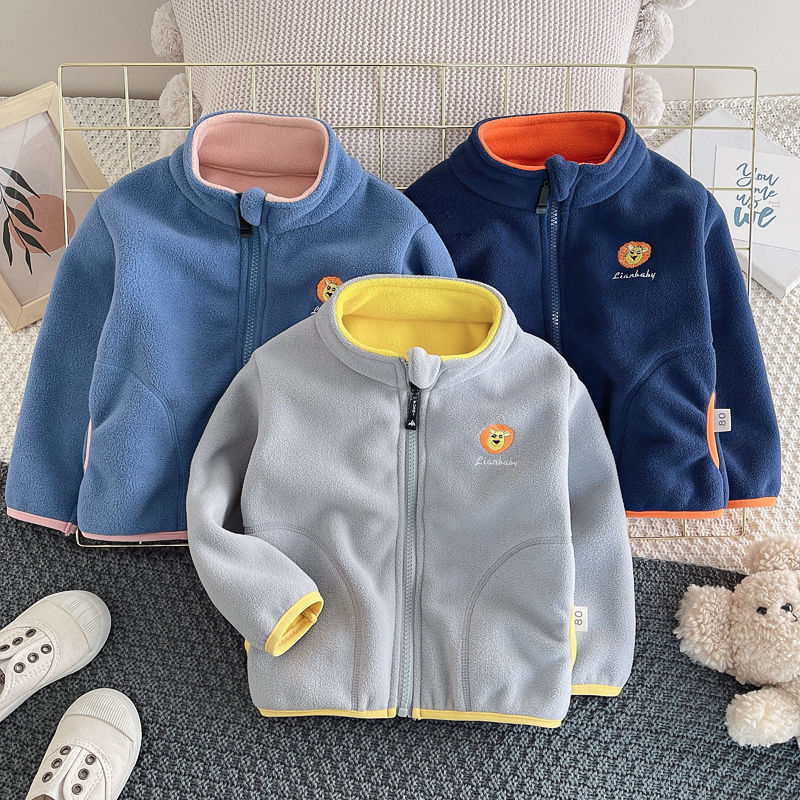 Kurtka polarowa dla dzieci, ch – Toddler Boy Winter Fleece Jacket recenzja i cena