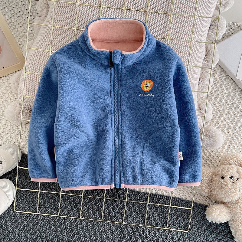 Kurtka polarowa dla dzieci, ch – Toddler Boy Winter Fleece Jacket recenzja i cena