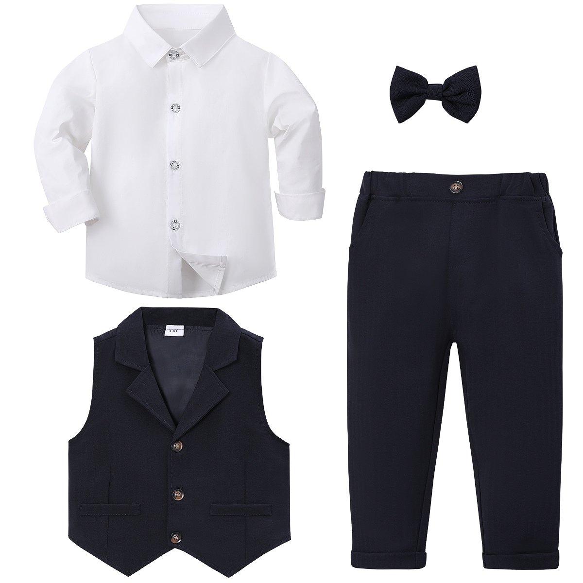 Kombinezon dla malucha chłopię – Baby Boy Suit Set Baptism recenzja i cena