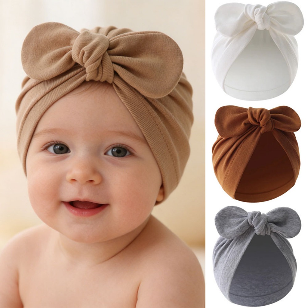 Urocza czapeczka turban z usza – Infant Beanie Hat With Ears recenzja i cena