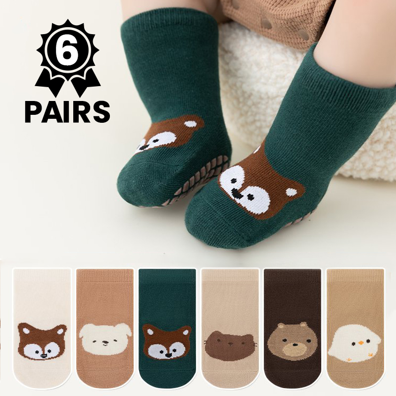 6 par uroczych skarpetek dziec – Unisex Baby Socks Non Slip recenzja i cena