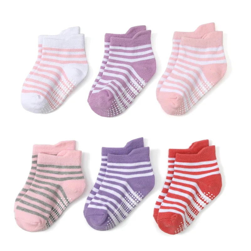 6 par skarpetek dziecięcych na – Unisex Baby Socks Non Slip recenzja i cena