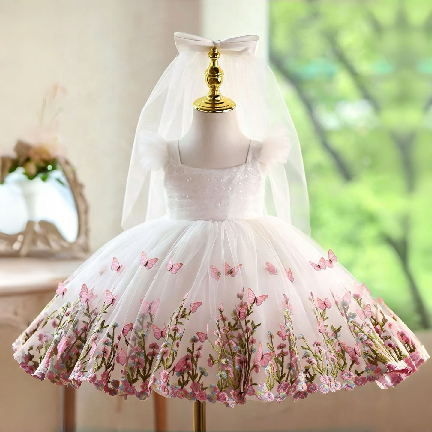 Sukienka dla dziewczynki Jill  – Toddler Girl Tulle Party Dress recenzja i cena