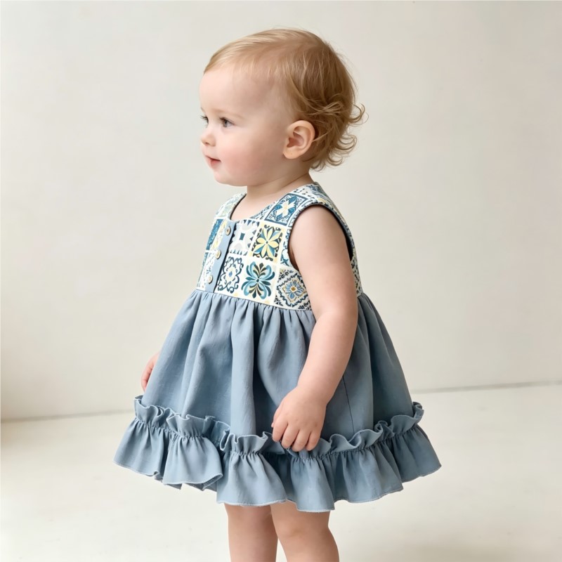 Modny zestaw ubranek dla nowor – Baby Summer Linen Sleeveless Jumpsuit recenzja i cena