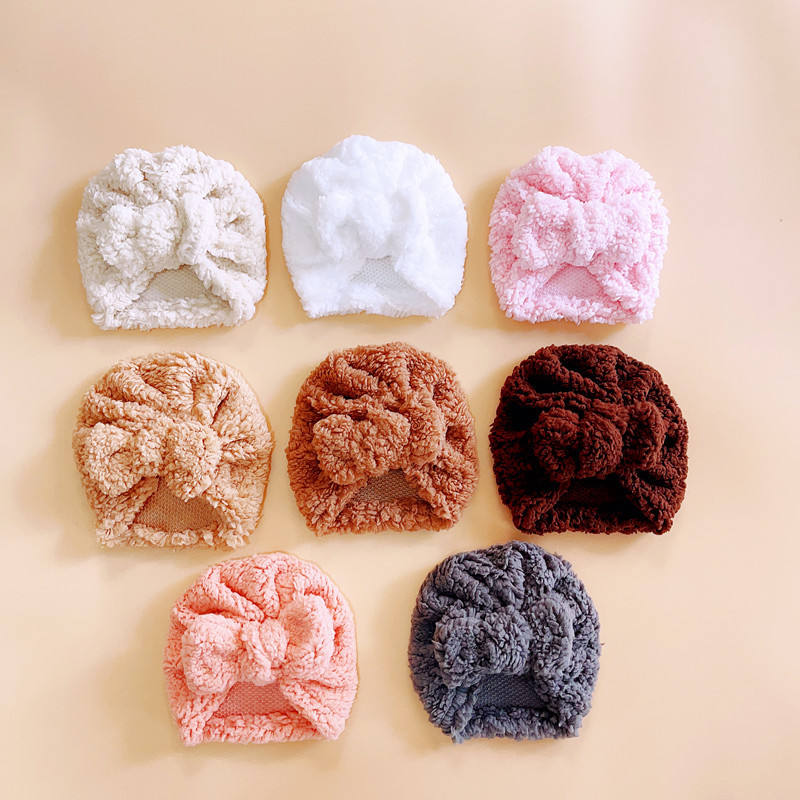 Uroczy turban dla noworodka z  – Infant Beanie Hat With Ears recenzja i cena