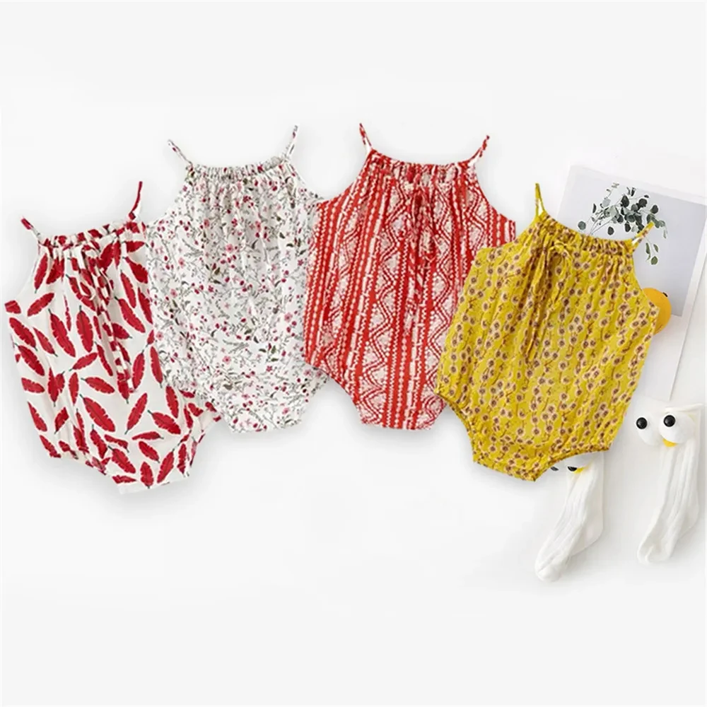 Letnia dziewczynka pajacyki lu – Newborn Baby Girl Romper Floral recenzja i cena