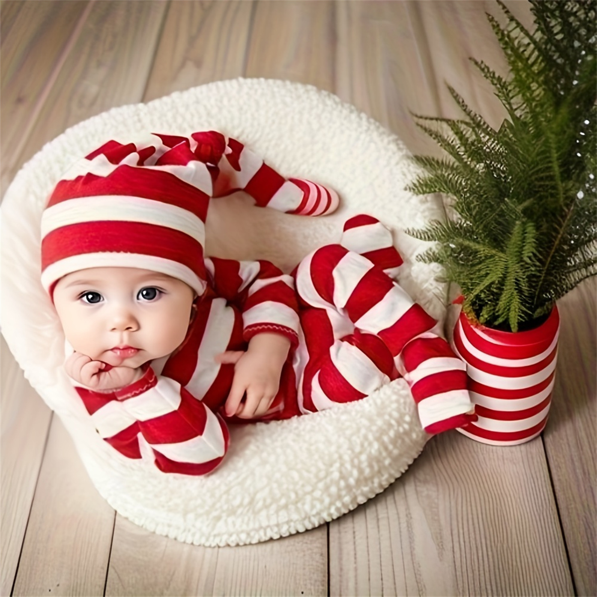 Czerwony kombinezon dla noworo – Infant Photography Props Outfit recenzja i cena