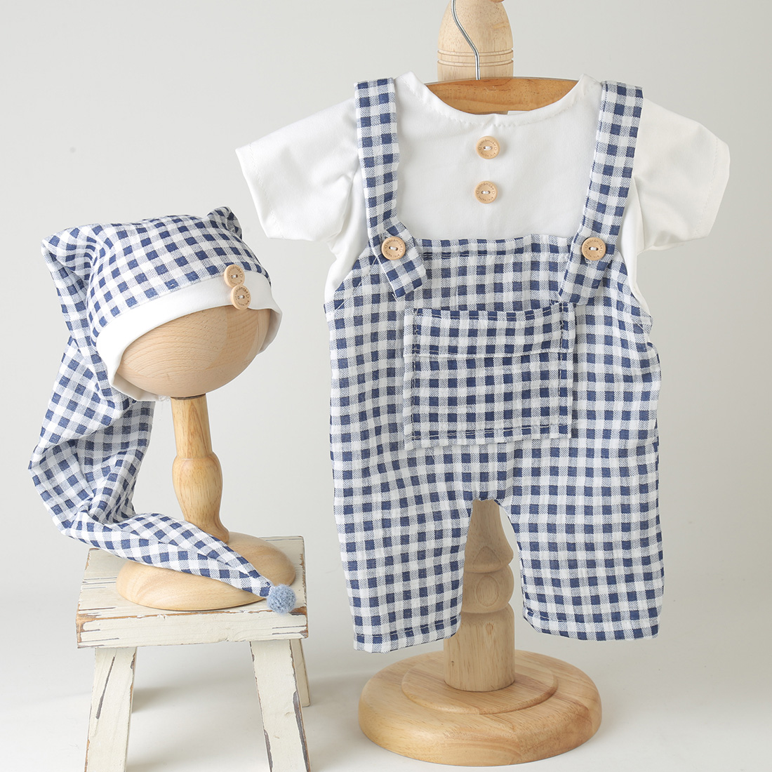 Różowy dzianinowy zestaw do se – Infant Photography Props Outfit recenzja i cena