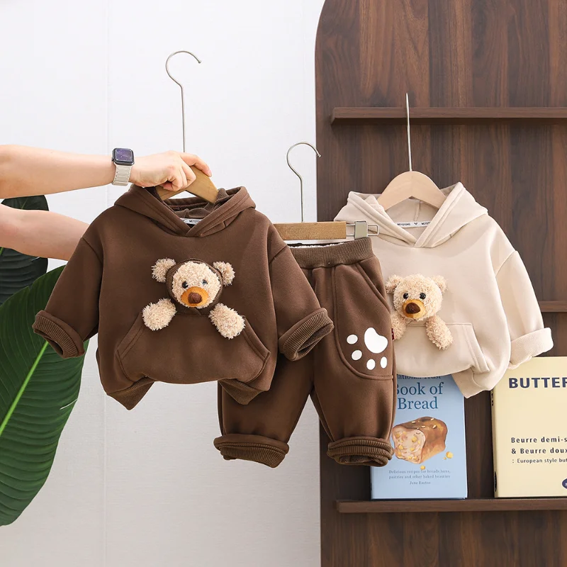Nowy Zimowy Zestaw Ubranek dla – Toddler Boy Winter Fleece Jacket recenzja i cena