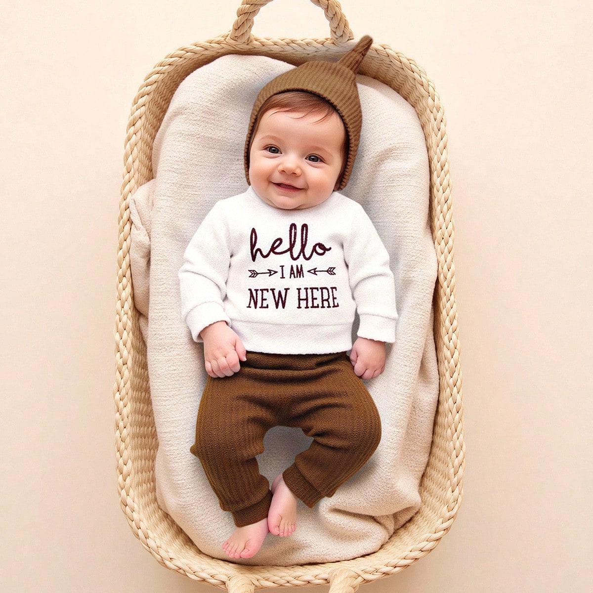 2 SZT. Haftowane nałotki z nap – Infant Photography Props Outfit recenzja i cena