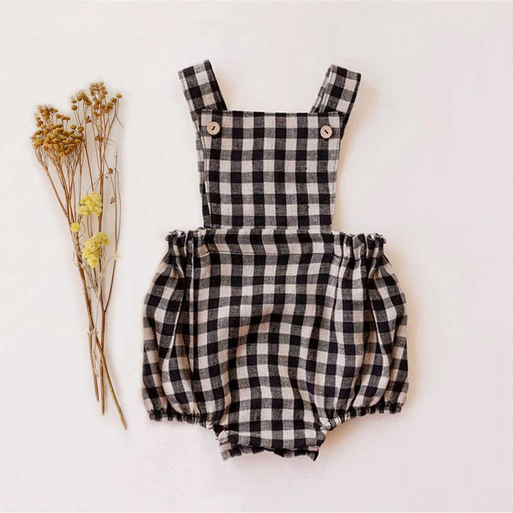 Noworodek chłopiec śpioszki dz – Baby Summer Linen Sleeveless Jumpsuit recenzja i cena