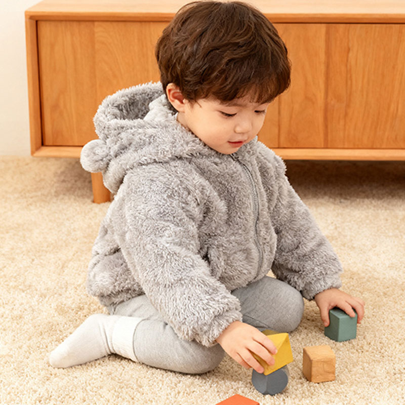 Dziecięca kurtka polarowa z ka – Toddler Boy Winter Fleece Jacket recenzja i cena